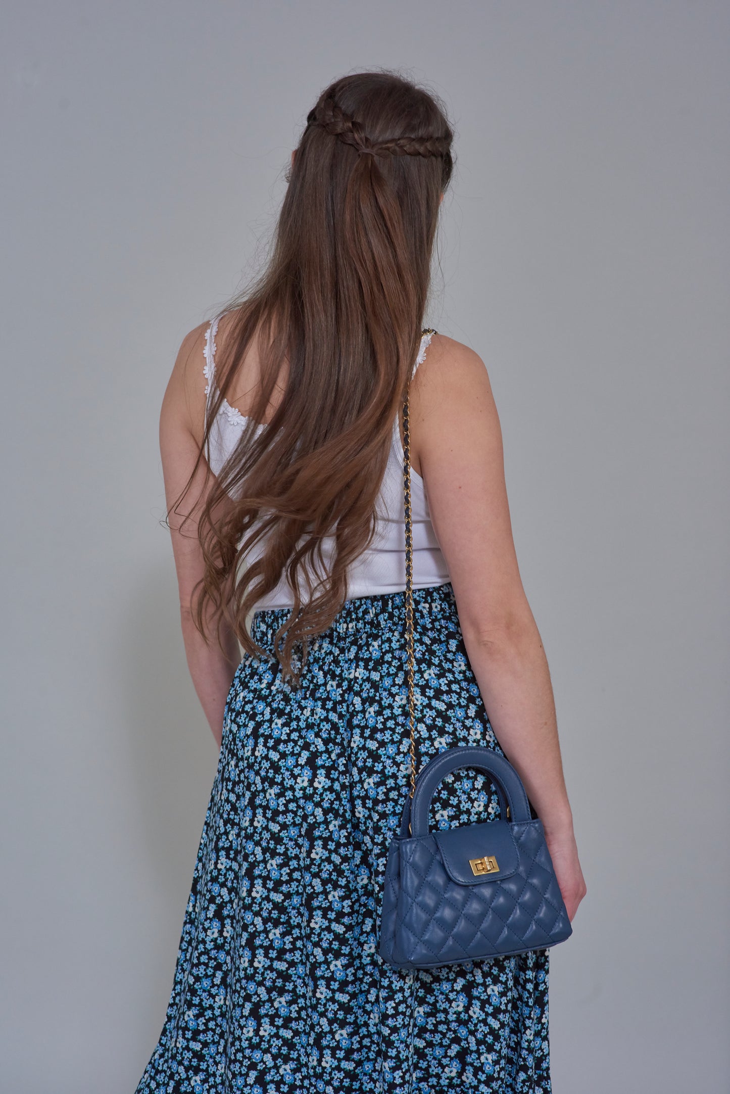 Wren Diamond Quilt Top Handle Purse