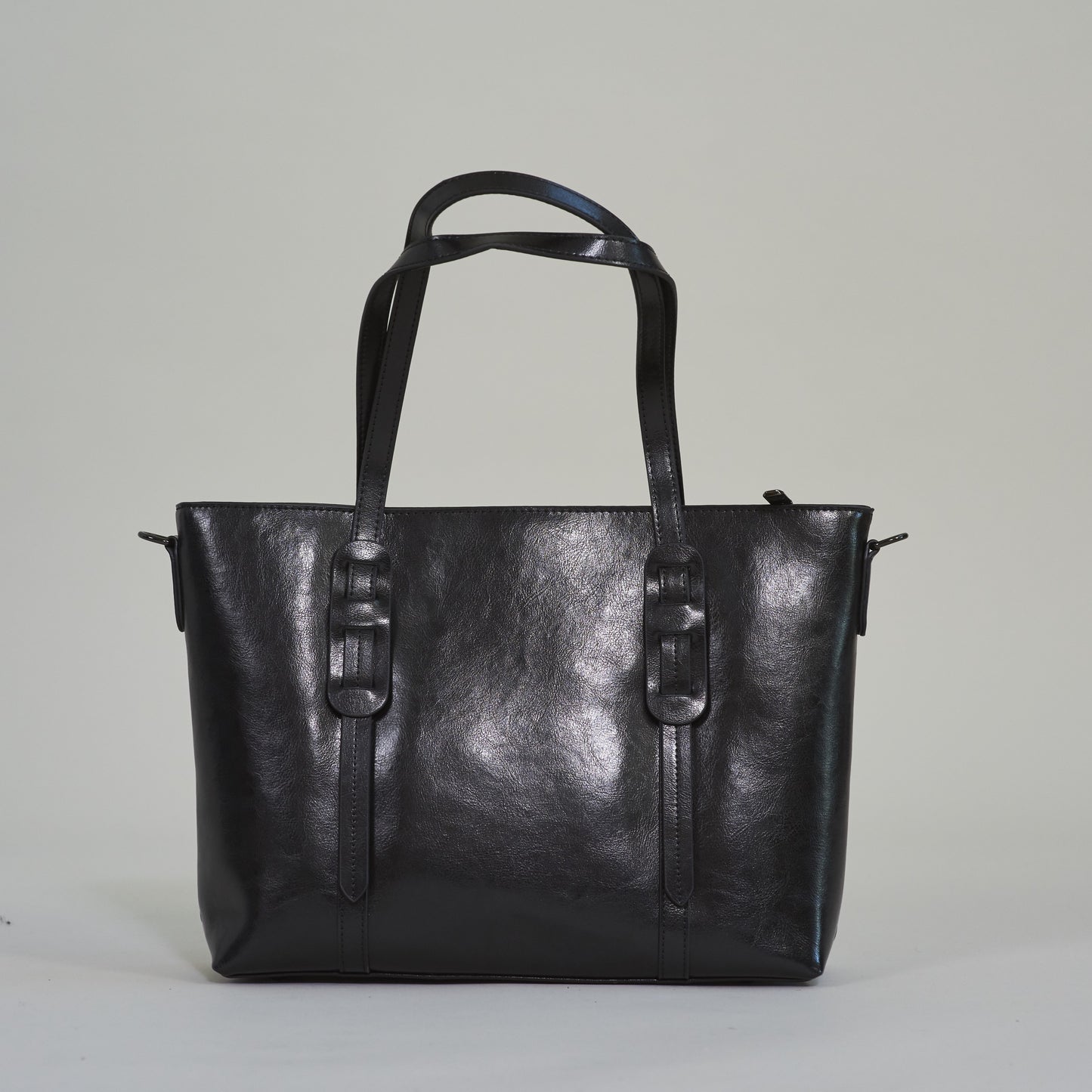 Sienna Leather Clasp Tote