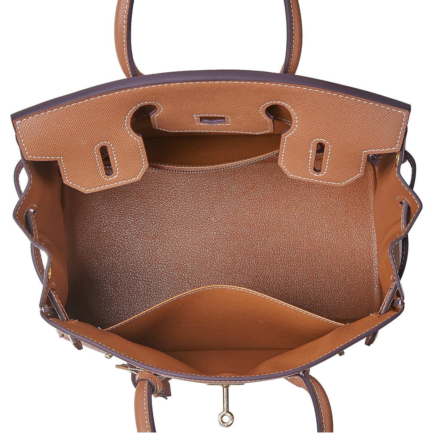 Erin Epsom Handbag - Gold 25cm & 30cm