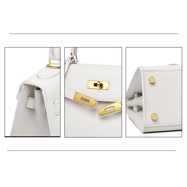 Ava Epsom Handbag - Gold 25 cm & 28 cm