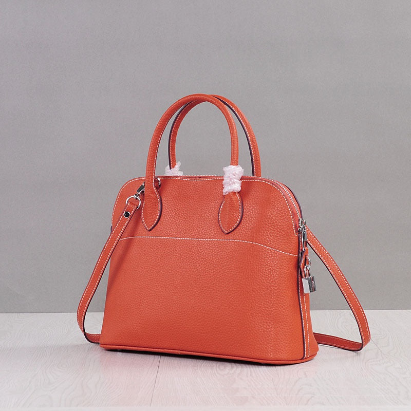 Kendyll Leather Round Top Handle Bag
