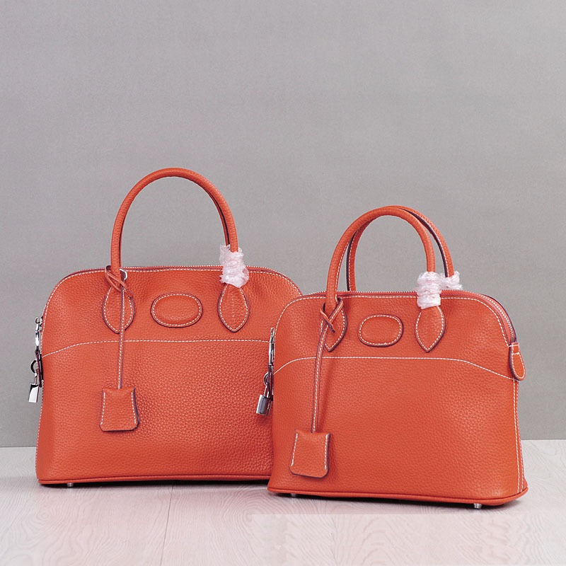 Kendyll Leather Round Top Handle Bag