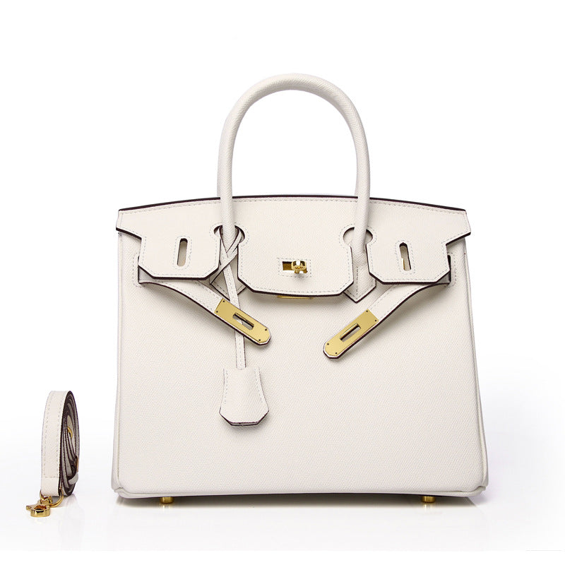 Erin Epsom Handbag - Gold 25cm & 30cm