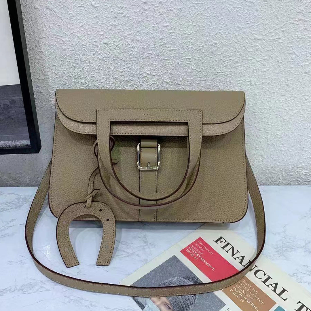 Georgia Leather Bag - Silver