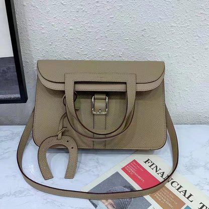 Georgia Leather Bag - Silver