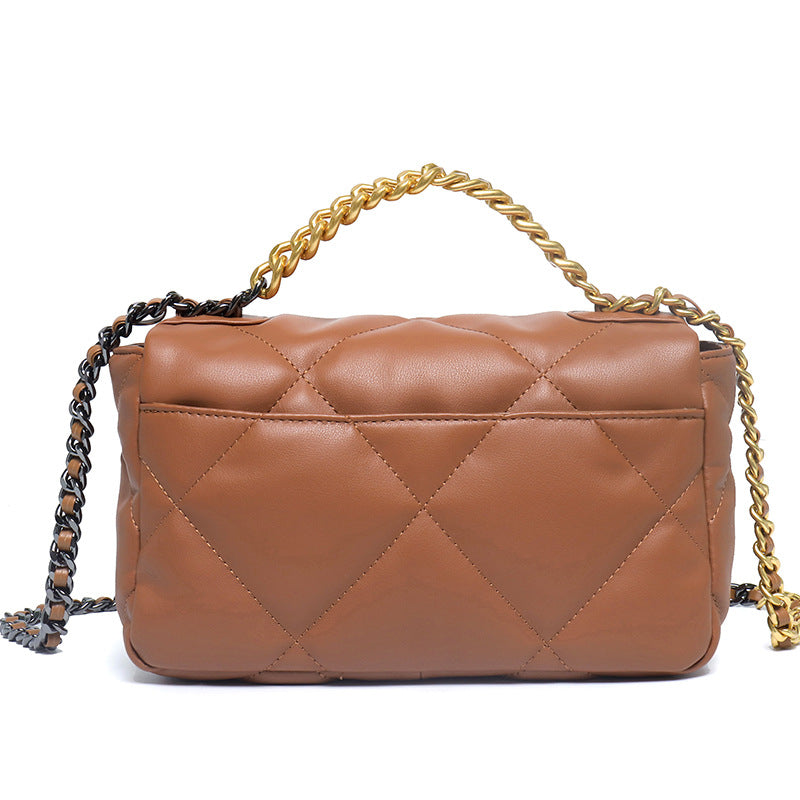 Annie Quilt Handbag - Gold