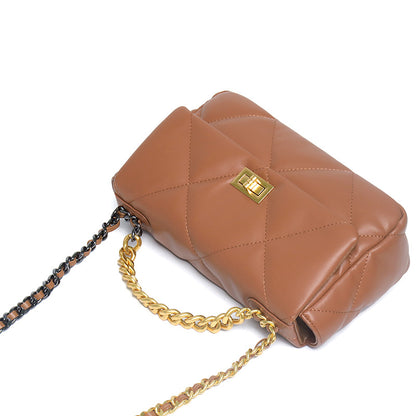 Annie Quilt Handbag - Gold