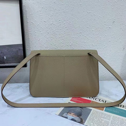 Georgia Leather Bag - Silver