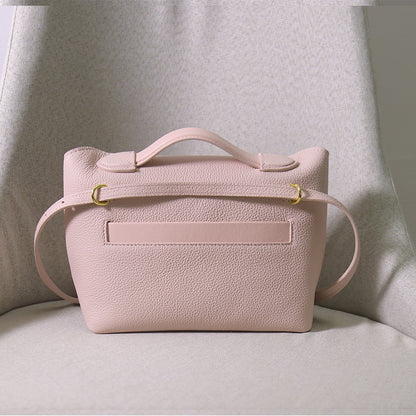 Paige Leather Handbag - Gold