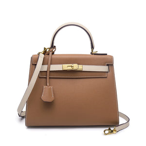 Willow Leather Top Handle Bag