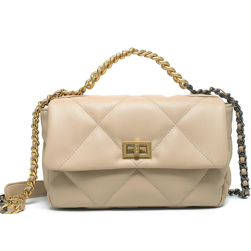 Annie Quilt Handbag - Gold
