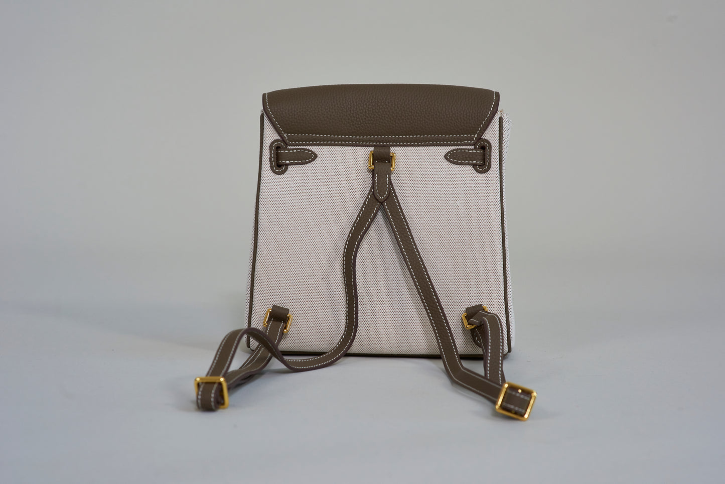 Jasmine Canvas and Leather Backpack