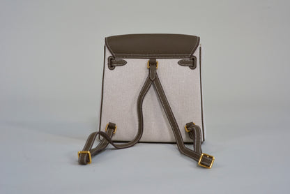 Jasmine Canvas and Leather Backpack