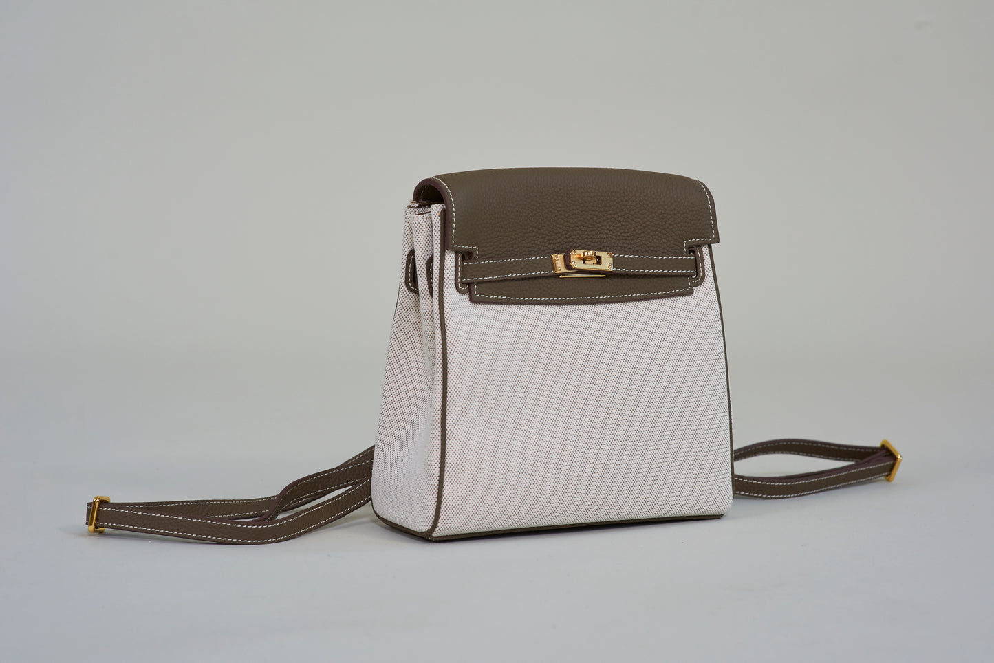 Jasmine Canvas and Leather Backpack