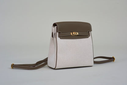 Jasmine Canvas and Leather Backpack