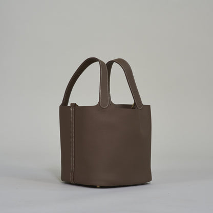 Hazel Top Handle Bucket Bag