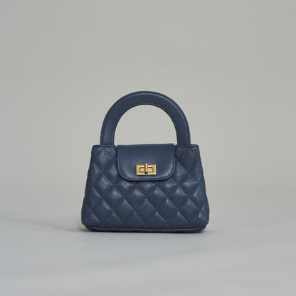 Wren Diamond Quilt Top Handle Purse