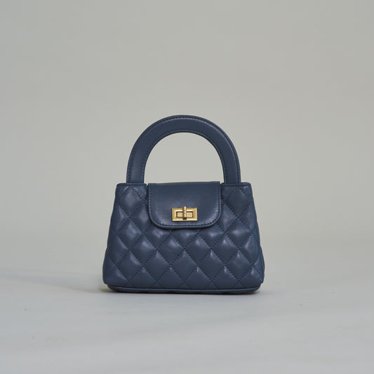 Wren Diamond Quilt Top Handle Purse