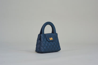 Wren Diamond Quilt Top Handle Purse