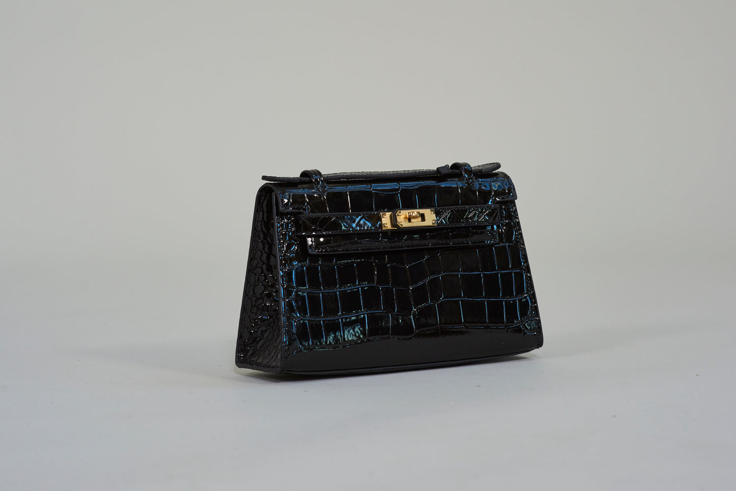 Ava Croc Clutch Handbag