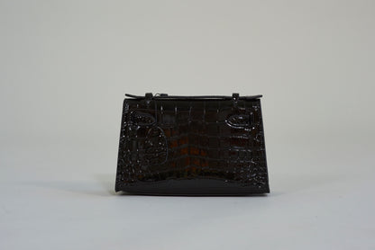 Ava Croc Clutch Handbag