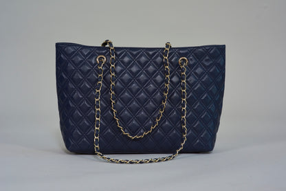 Zoe Diamond Rope Twist Tote