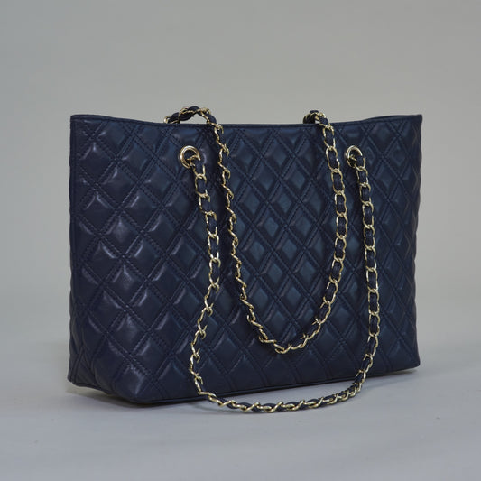 Zoe Diamond Rope Twist Tote