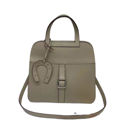 Georgia Leather Bag - Silver