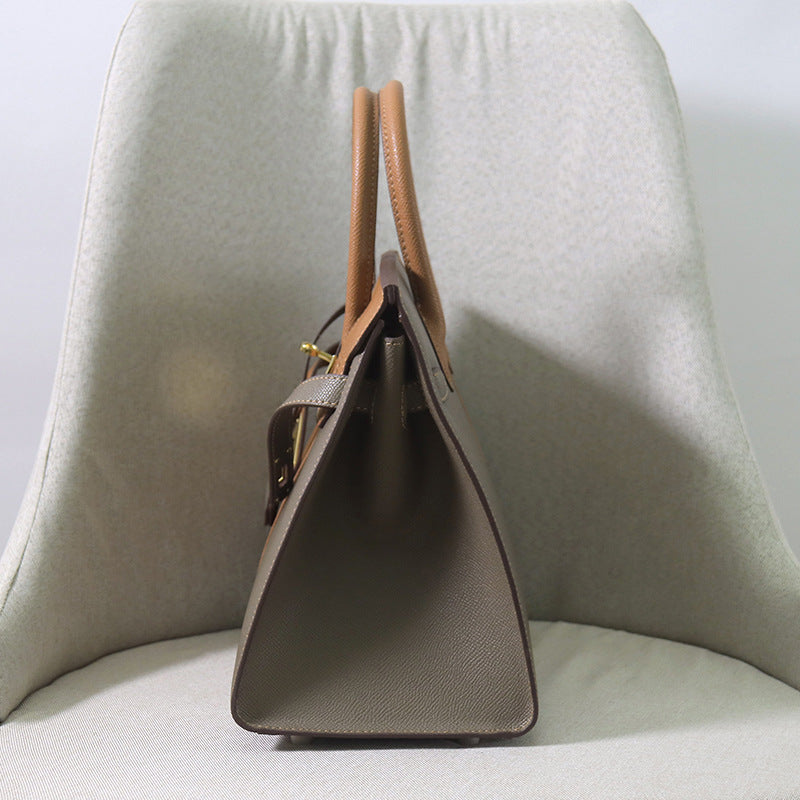 Erin Checked Padlock Handbag