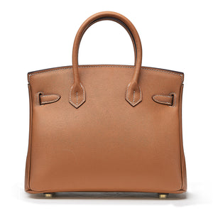 Erin Epsom Handbag - Gold 25cm & 30cm