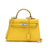 Ava Faux Leather Mini Handbag Yellow