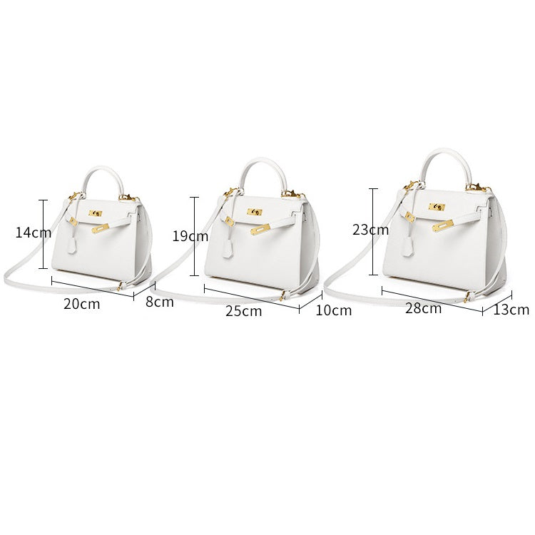 Ava Epsom Handbag - Gold 25 cm & 28 cm