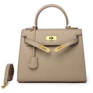 Ava Epsom Handbag - Gold 25 cm & 28 cm