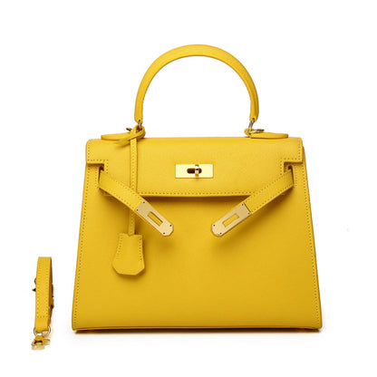 Ava Epsom Handbag - Gold 25 cm & 28 cm