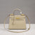 Ava Croc Padlock Handbag - Gold Hardware 28 cm