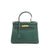 Ava Leather Padlock Handbag - Gold Hardware 25 cm