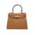 Ava Leather Padlock Handbag - Gold Hardware 25 cm