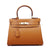 Ava Leather Padlock Handbag - Gold Hardware 28 cm