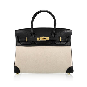 Chloe Canvas & Leather Padlock Handbag - 25 cm & 30 cm