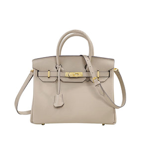 Erin Epsom Handbag - Gold 25cm & 30cm