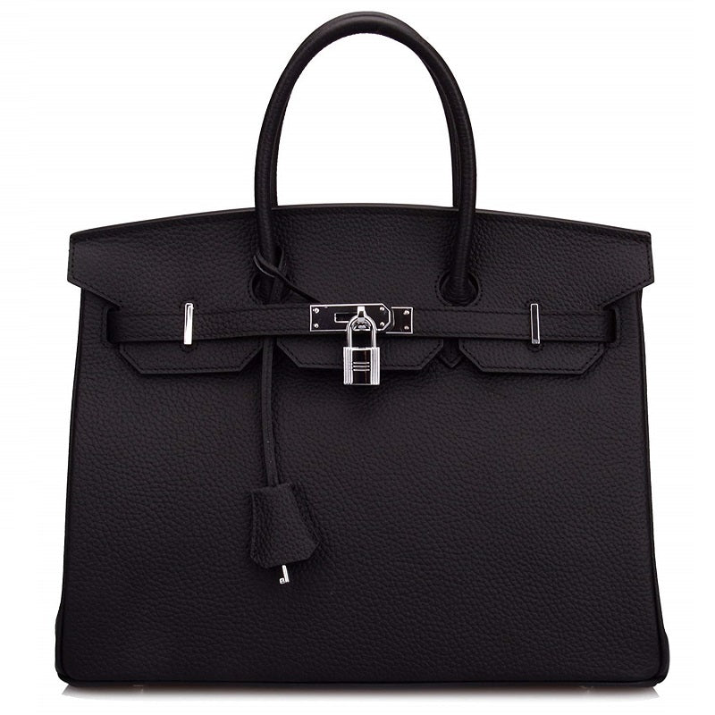 Black and silver designer bag on sale