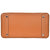 Erin Leather Padlock Handbag - Silver Hardware 30 cm