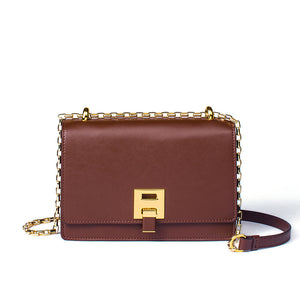 Felicity Leather Bag - Gold Hardware