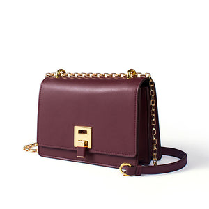 Felicity Leather Bag - Gold Hardware