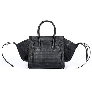 Gladys Croc Embossed Leather Tote