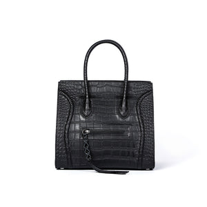 Gladys Croc Embossed Leather Tote