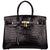 Haden Crocodile Embossed Leather Handbag - Gold 25 cm