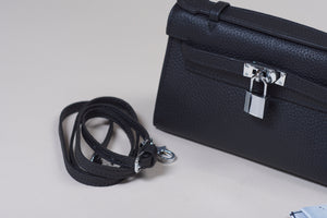 Ivy Leather Cross Body Bag-Silver Hardware