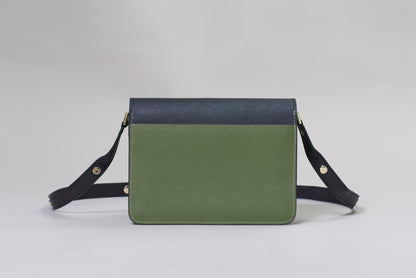 Nina Contrast Leather Bag