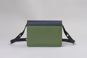 Nina Contrast Leather Bag